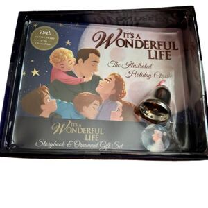 It's A Wonderful Life 75th Anniversary Storybook & Ornament Gift Set